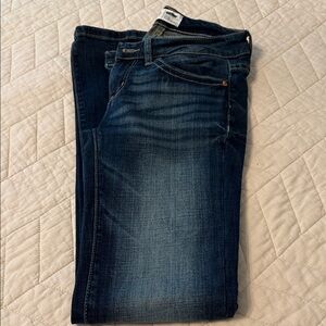 BKE Navy Denim Jeans with Contrast Stitching